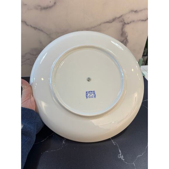 Porcelaine Veritable appetizer tray Fromages et Vins de France 12” - Picture 2 of 3